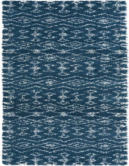 Detail image of 2' 7 x 12' Moroccan Trellis Shag Runner Rug