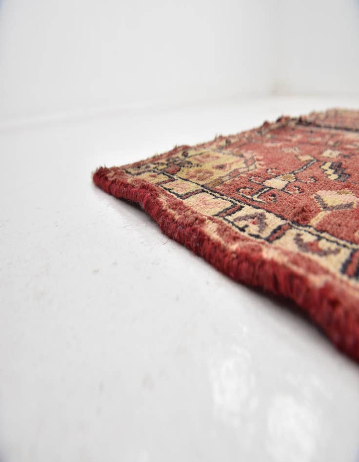 Detail image of 3' 8 x 9' 3  Hand Knotted Nahavand Persian Wool Runner Rug