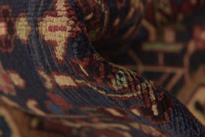 3' 9 x 10' 4 Hand Knotted Nahavand Persian Wool Runner Rug