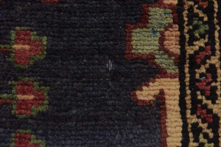 3' 9 x 10' 4 Hand Knotted Nahavand Persian Wool Runner Rug