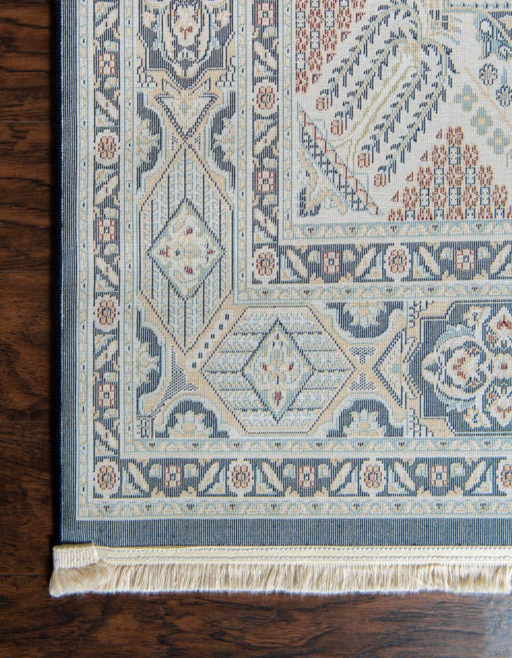 Detail image of 3' x 13' Nain Design Runner Rug