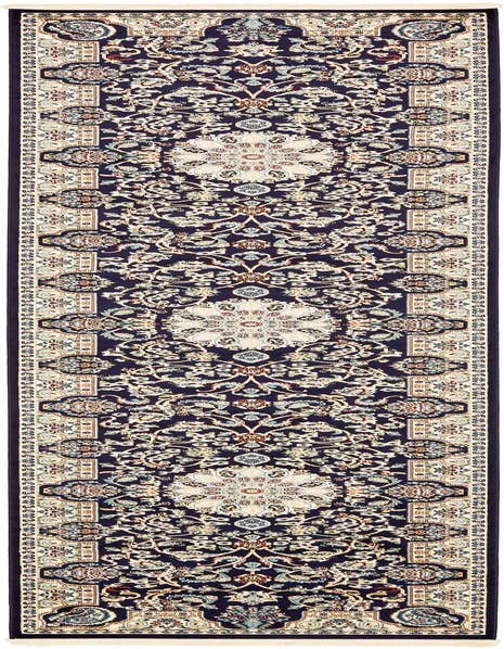 Detail image of 3' x 13' Nain Design Runner Rug