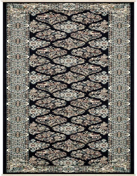 Detail image of 3' x 13' Nain Design Runner Rug