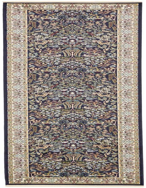 Detail image of 3' x 13' Nain Design Runner Rug