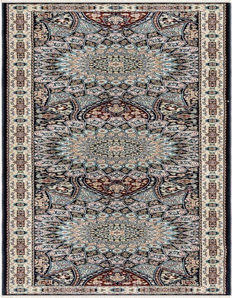 Detail image of 2' 7 x 12' Nain Design Runner Rug