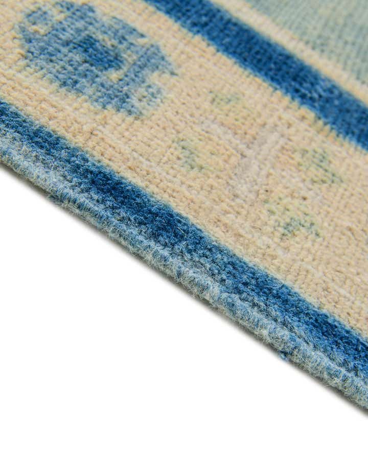 3' x 9' 11 Hand Knotted Oushak Wool Runner Rug