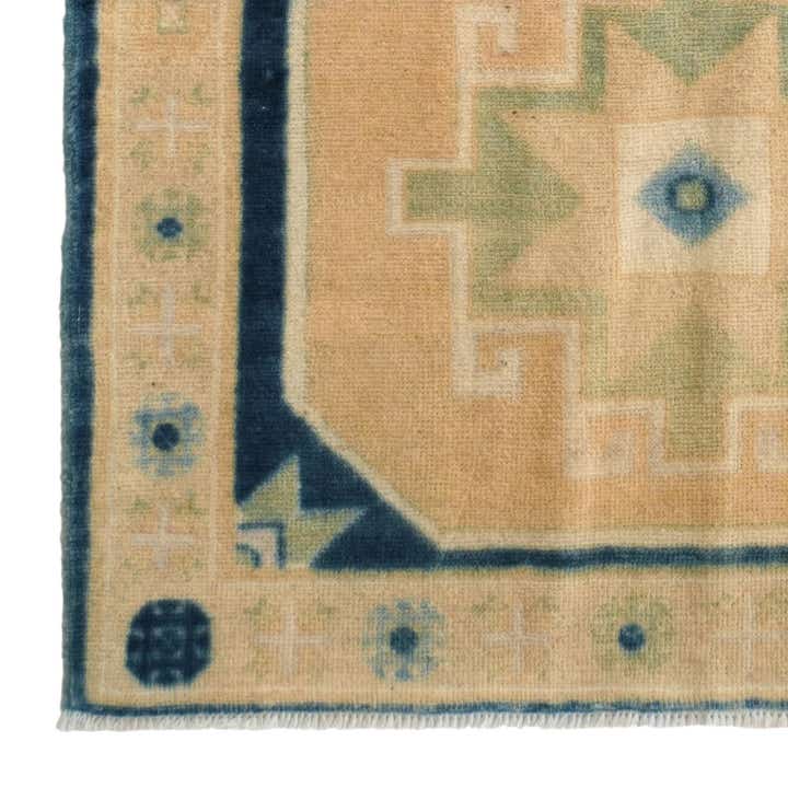 3' x 9' 11 Hand Knotted Oushak Wool Runner Rug