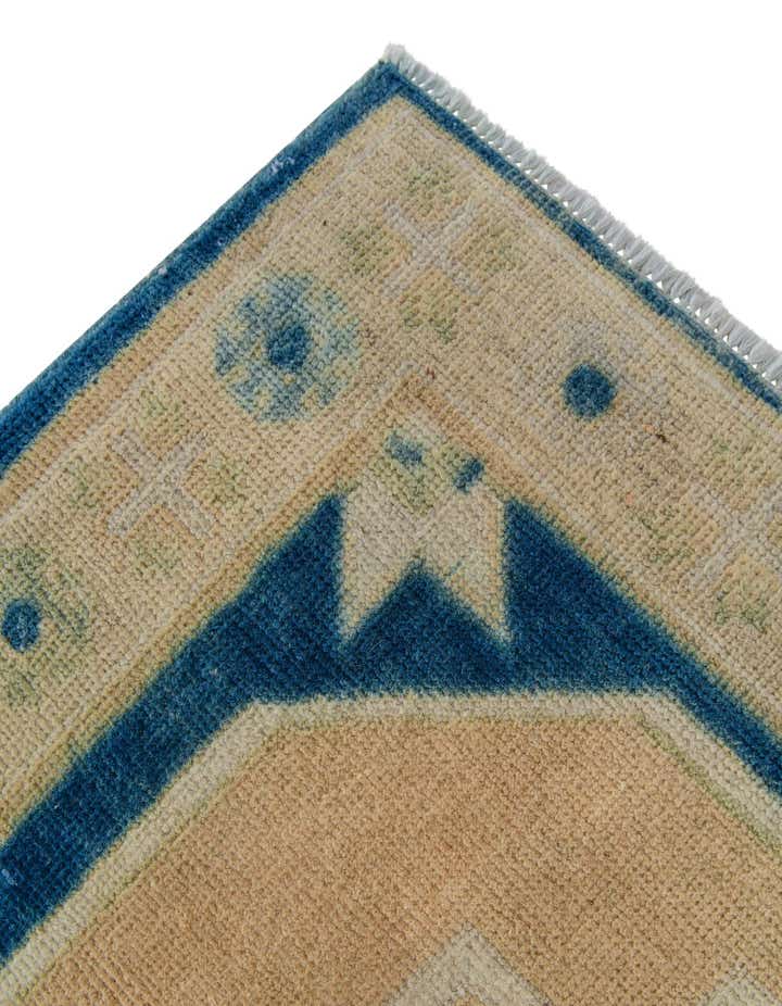 3' x 9' 11 Hand Knotted Oushak Wool Runner Rug