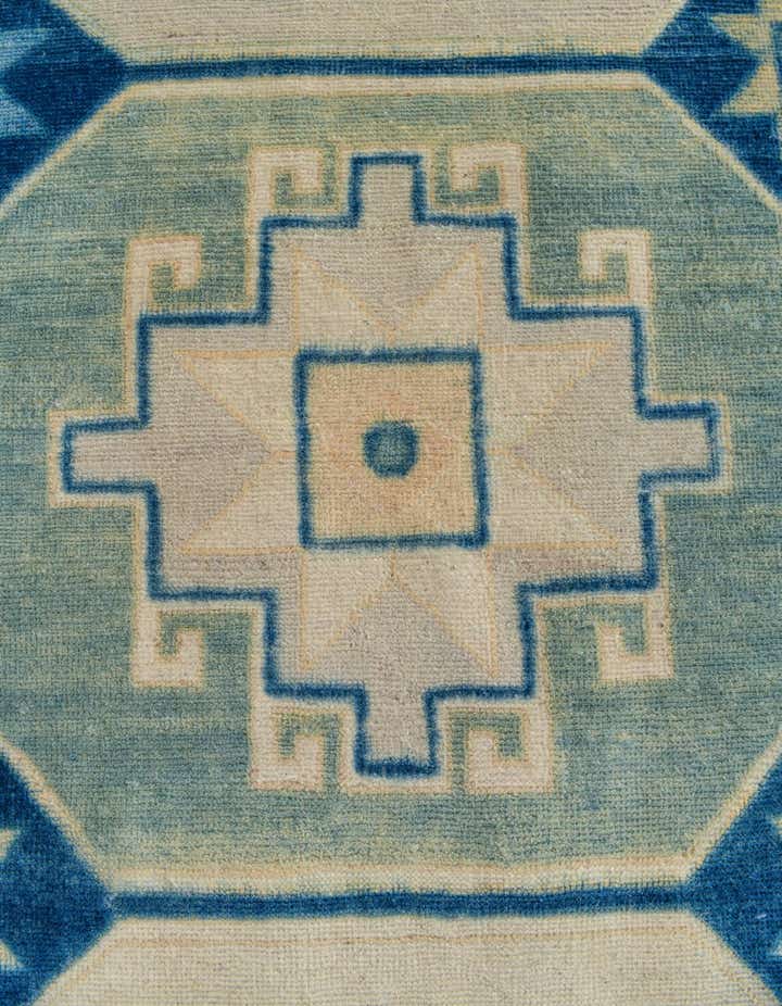 3' x 9' 11 Hand Knotted Oushak Wool Runner Rug