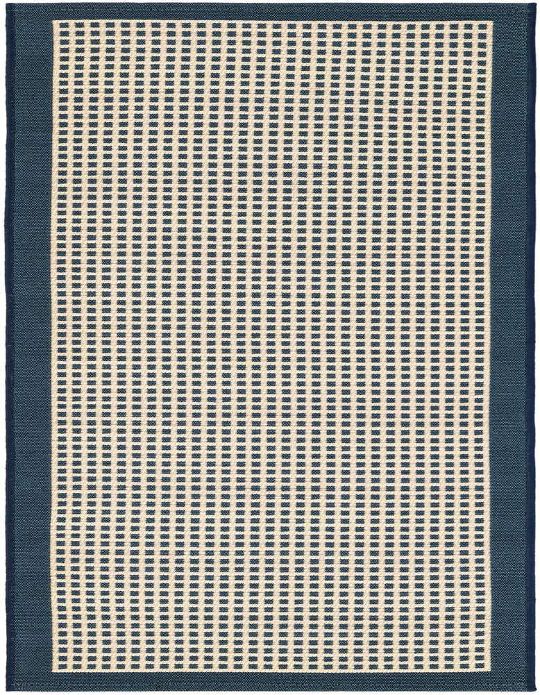 2' x 5' Easy-Clean Border Indoor / Outdoor Runner Rug