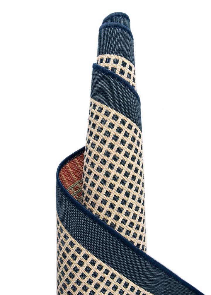 2' 7 x 10' Easy-Clean Border Indoor / Outdoor Runner Rug