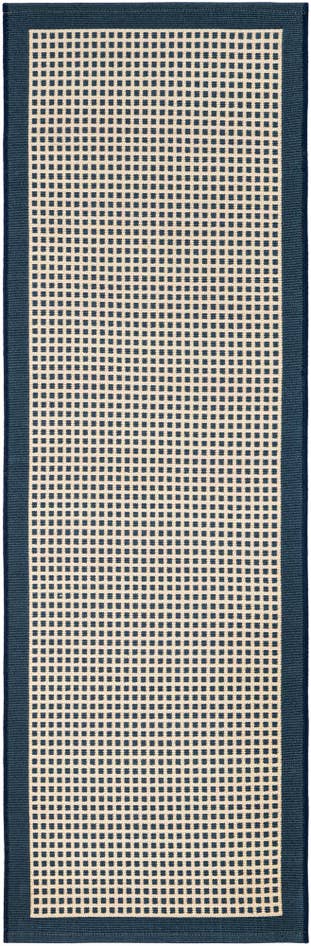 Detail image of 2' x 6' Easy-Clean Border Indoor / Outdoor Runner Rug