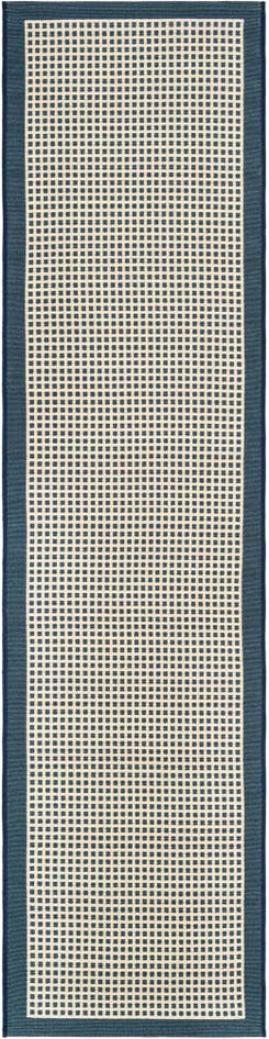 Detail image of 2' x 8' Easy-Clean Border Indoor / Outdoor Runner Rug