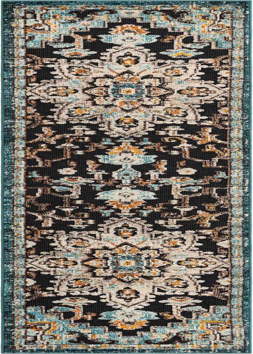 2' 7 x 10' Easy-Clean Casablanca Indoor / Outdoor Runner Rug