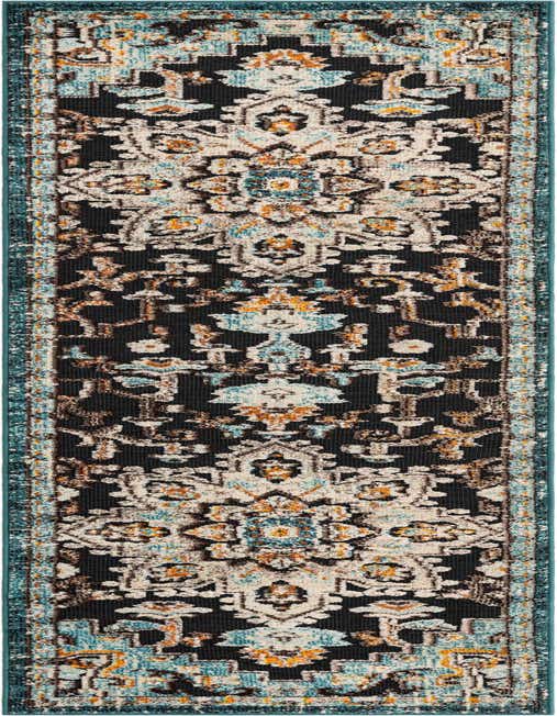 2' 7 x 10' Easy-Clean Casablanca Indoor / Outdoor Runner Rug