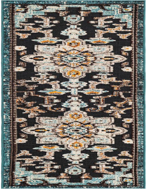 Detail image of 2' x 8' Easy-Clean Casablanca Indoor / Outdoor Runner Rug