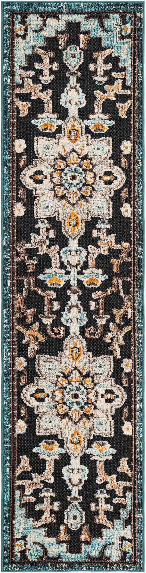2' x 8'  Washable Casablanca Indoor / Outdoor Runner Rug