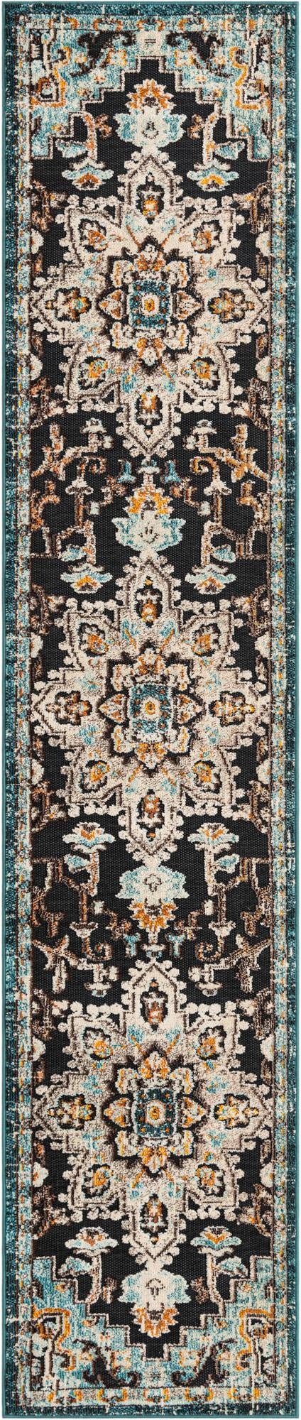 2' 7 x 12'  Washable Casablanca Indoor / Outdoor Runner Rug