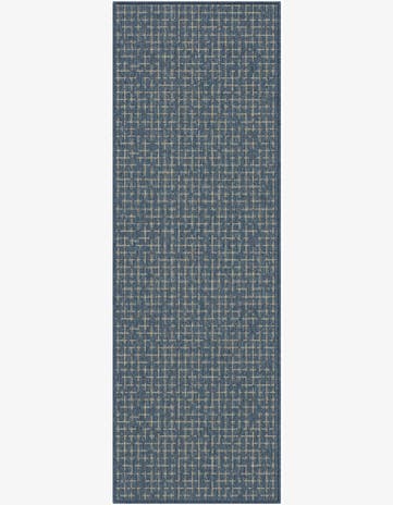 2' x 6' Easy-Clean Checkered Indoor / Outdoor Runner Rug