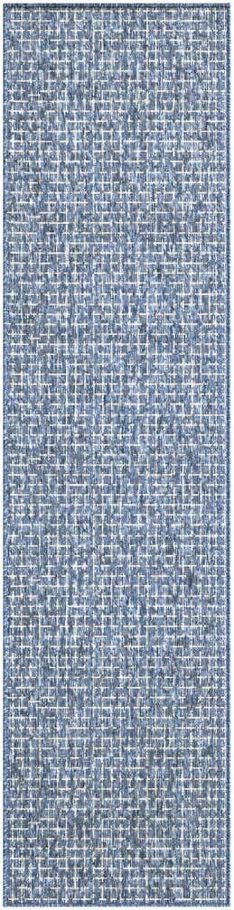 2' x 8' Easy-Clean Checkered Indoor / Outdoor Runner Rug
