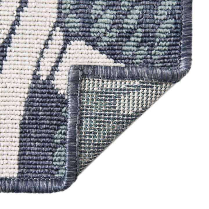 2' x 6' Easy-Clean Coastal Indoor / Outdoor Runner Rug