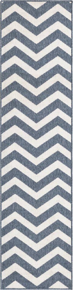 Detail image of 2' x 8' Easy-Clean Coastal Indoor / Outdoor Runner Rug