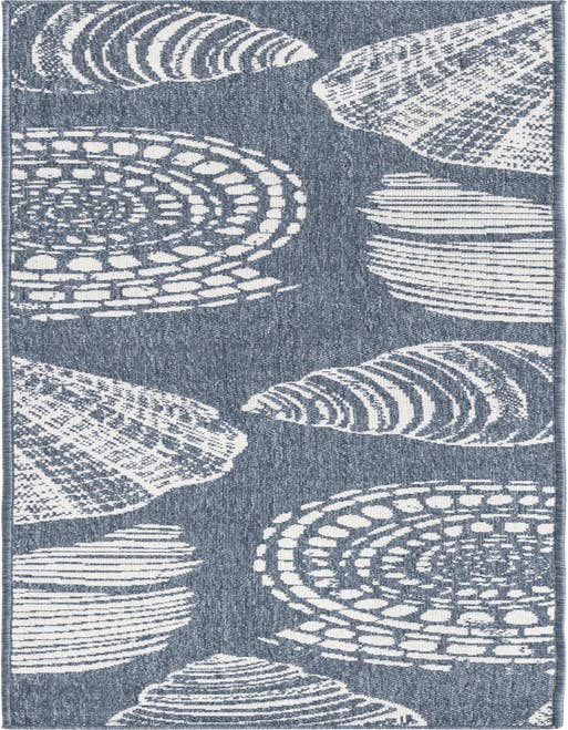 Detail image of 2' x 8' Easy-Clean Coastal Indoor / Outdoor Runner Rug