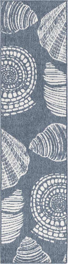 2' x 8' Easy-Clean Coastal Indoor / Outdoor Runner Rug