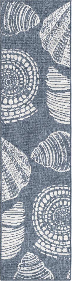 Detail image of 2' x 8' Easy-Clean Coastal Indoor / Outdoor Runner Rug