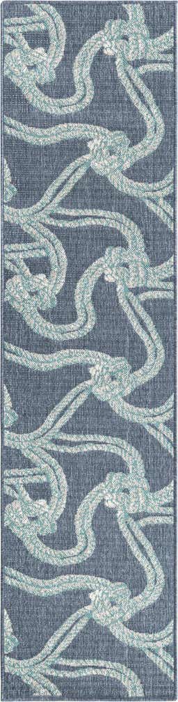 2' x 8' Easy-Clean Coastal Indoor / Outdoor Runner Rug