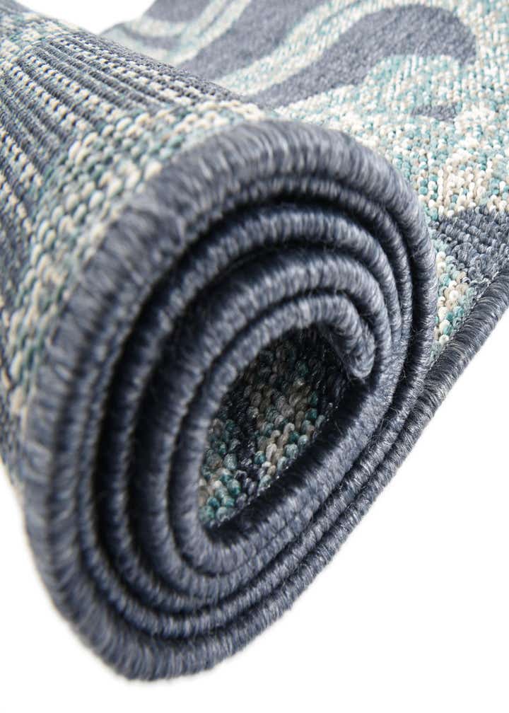 2' x 6' Easy-Clean Coastal Indoor / Outdoor Runner Rug
