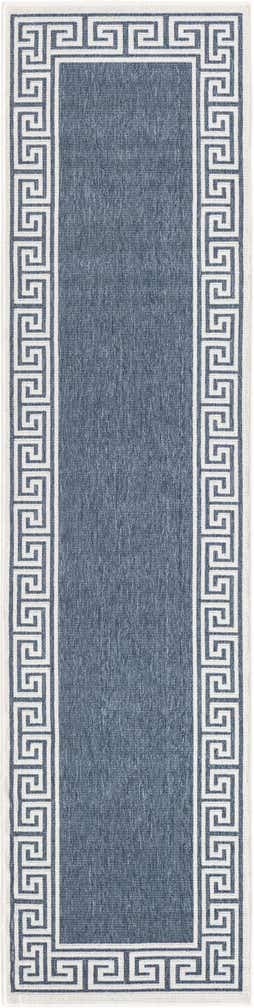 2' x 8' Easy-Clean Coastal Indoor / Outdoor Runner Rug