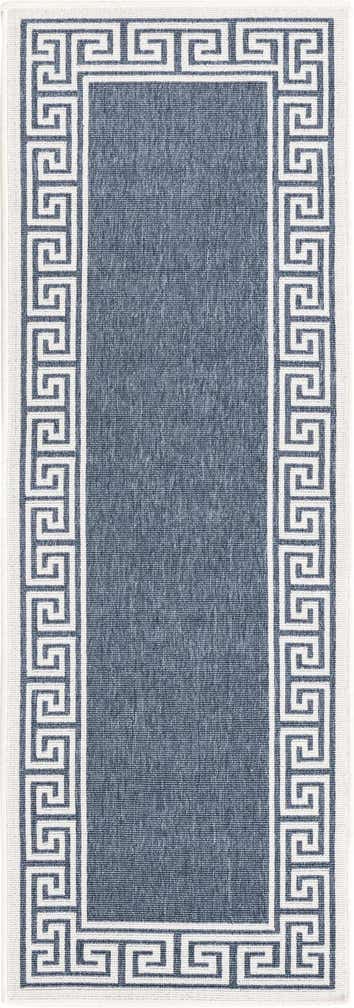 2' x 6' Easy-Clean Coastal Indoor / Outdoor Runner Rug
