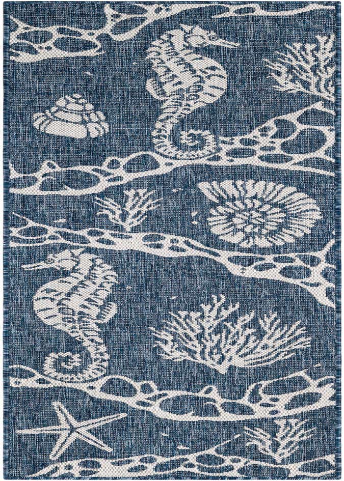 2' x 6' Easy-Clean Coastal Indoor / Outdoor Runner Rug