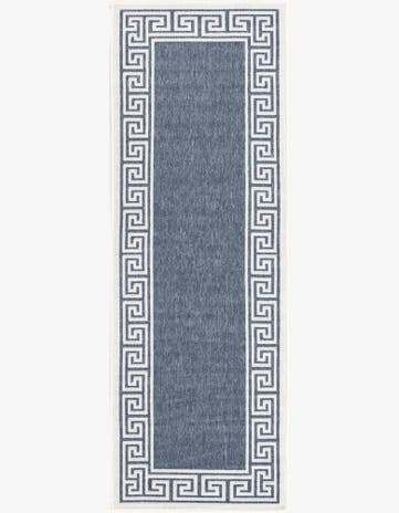 2' x 6' Easy-Clean Coastal Indoor / Outdoor Runner Rug