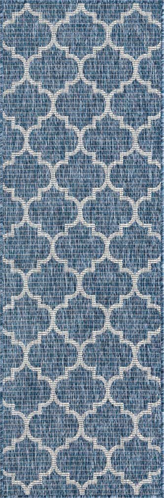 2' x 6' Easy-Clean Lattice Indoor / Outdoor Runner Rug