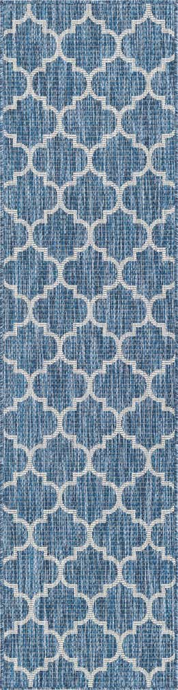 2' x 8' Easy-Clean Lattice Indoor / Outdoor Runner Rug