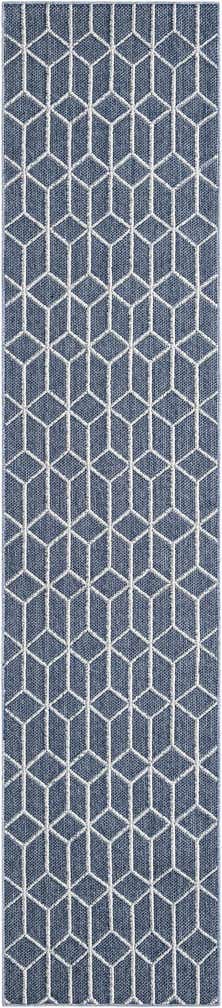 2' 7 x 12' Easy-Clean Lattice Indoor / Outdoor Runner Rug