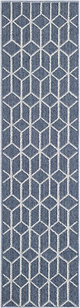 2' x 8' Easy-Clean Lattice Indoor / Outdoor Runner Rug