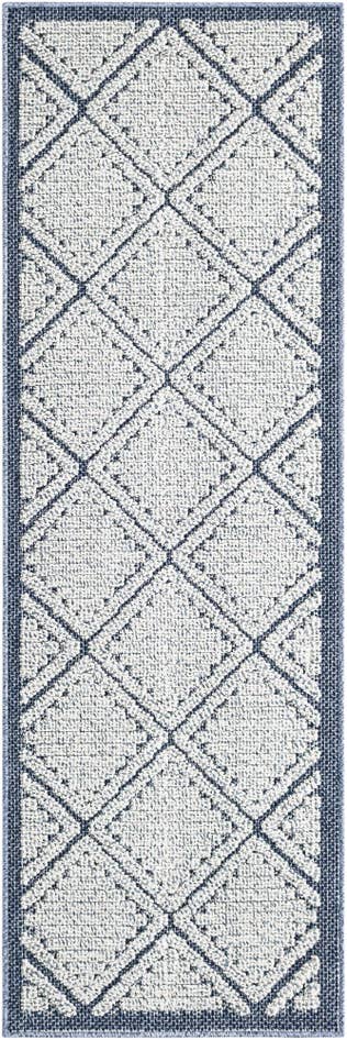 Detail image of 2' x 6' 1 Easy-Clean Lattice Indoor / Outdoor Runner Rug
