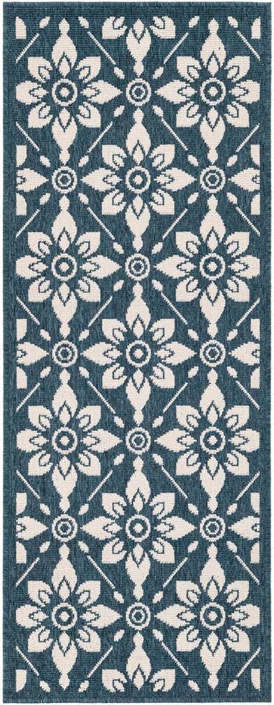 2' x 5' Easy-Clean Lattice Indoor / Outdoor Runner Rug