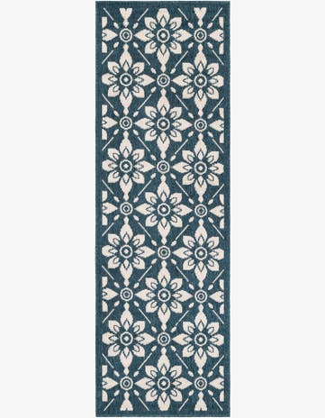 2' x 6' Easy-Clean Lattice Indoor / Outdoor Runner Rug