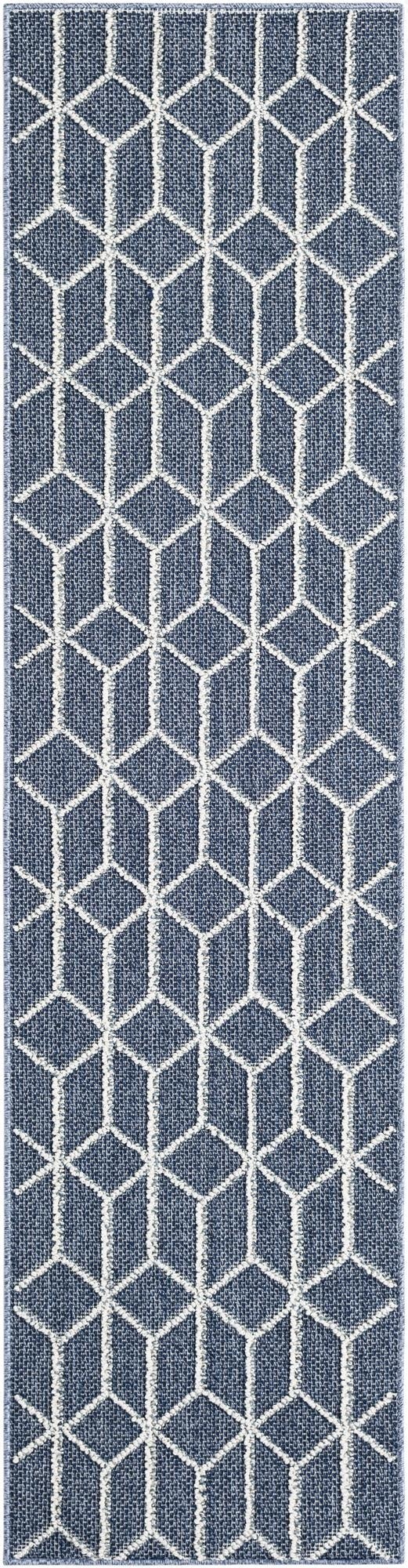 2' x 8' Washable Lattice Indoor / Outdoor Runner Rug