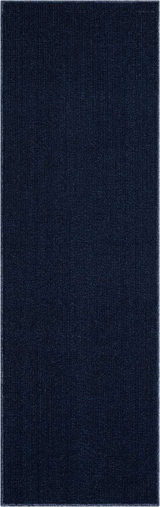 2' x 6' 1 Easy-Clean Solid Indoor / Outdoor Runner Rug
