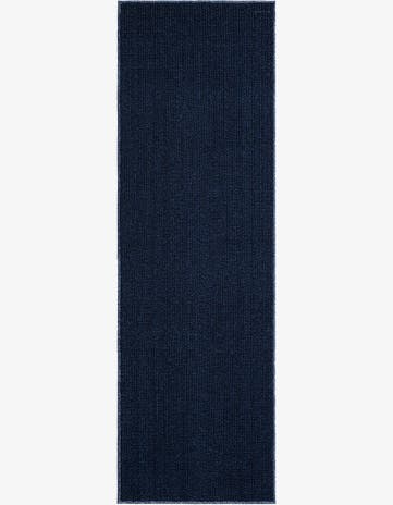 2' x 6' 1 Easy-Clean Solid Indoor / Outdoor Runner Rug