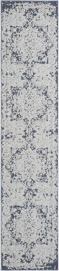 Detail image of 2' 7 x 12' Easy-Clean Traditional Indoor / Outdoor Runner Rug