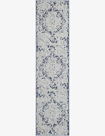 2' x 8' Easy-Clean Traditional Indoor / Outdoor Runner Rug