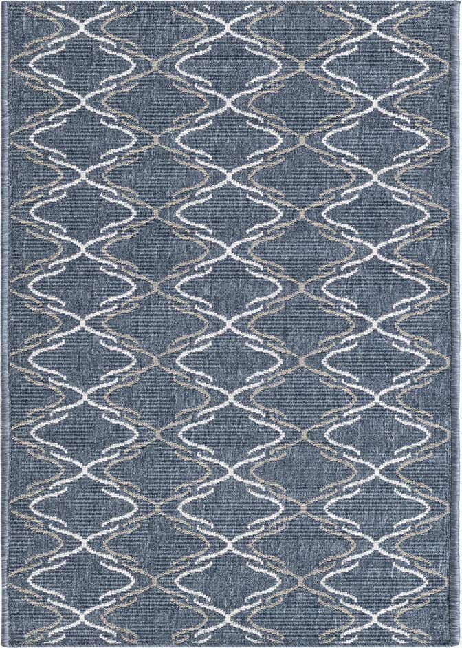 2' x 6' Easy-Clean Trellis Indoor / Outdoor Runner Rug
