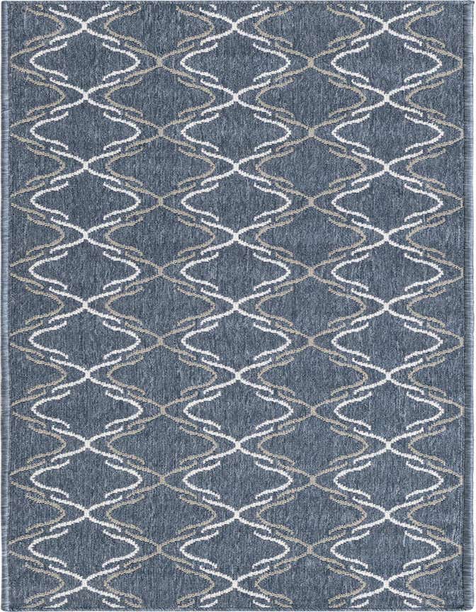 2' x 6' Easy-Clean Trellis Indoor / Outdoor Runner Rug