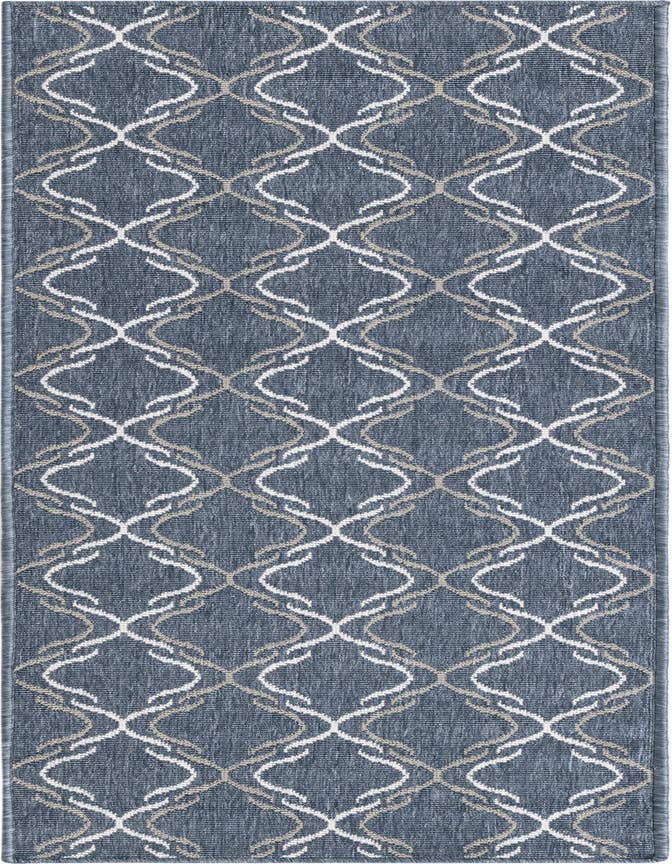 Detail image of 2' x 6' Easy-Clean Trellis Indoor / Outdoor Runner Rug